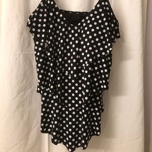 Cute polka dot tankini